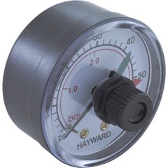 Pressure Gauge, Hayward, 1/4"mpt,0-60psi,Back Mount,Adj Dial 14-150-1352