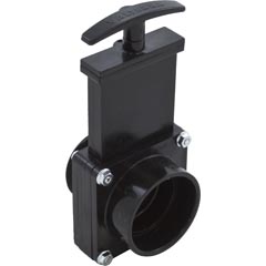 Gate Valve, 3 pc, Valterra, 2"mpt x 2"s, 40psi, Black 26-400-1550