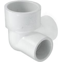 90 Elbow, 1-1/2" Slip x 1-1/2" Spigot x 1" Slip side 89-270-1235